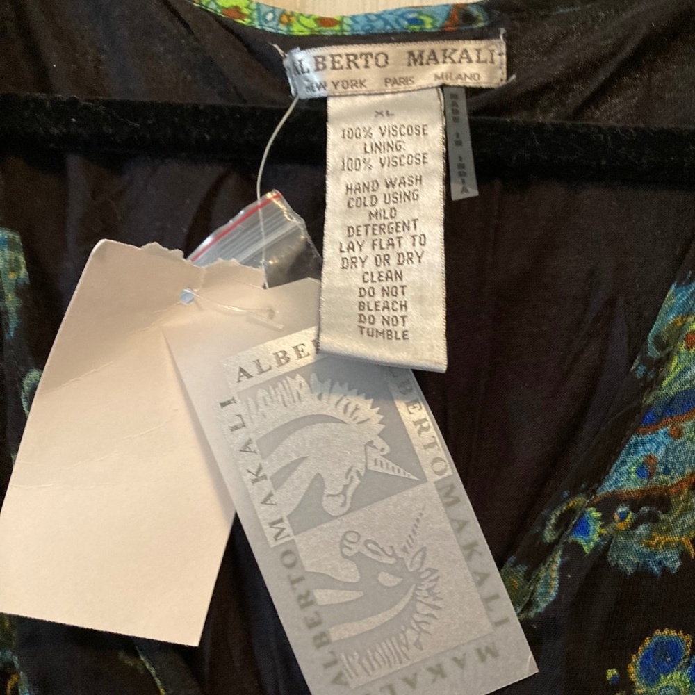 ALBERTO MAKALI NWT BLACK FLORAL MIDI SL DRRSS SEQUINS